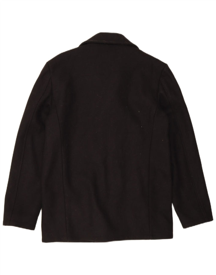Jack Wills Herren-Blazer mit 3 Knöpfen, Gr. 36, Größe S, schwarze Wolle