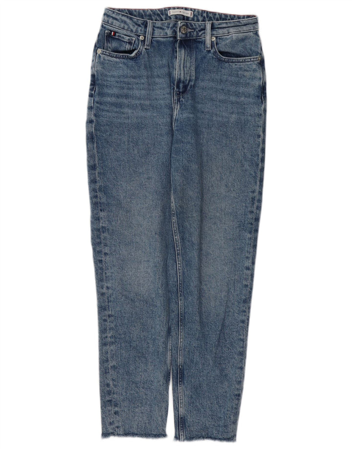 TOMMY HILFIGER Damen Gramercy Tapered Jeans W27 L28 Blaue Baumwolle