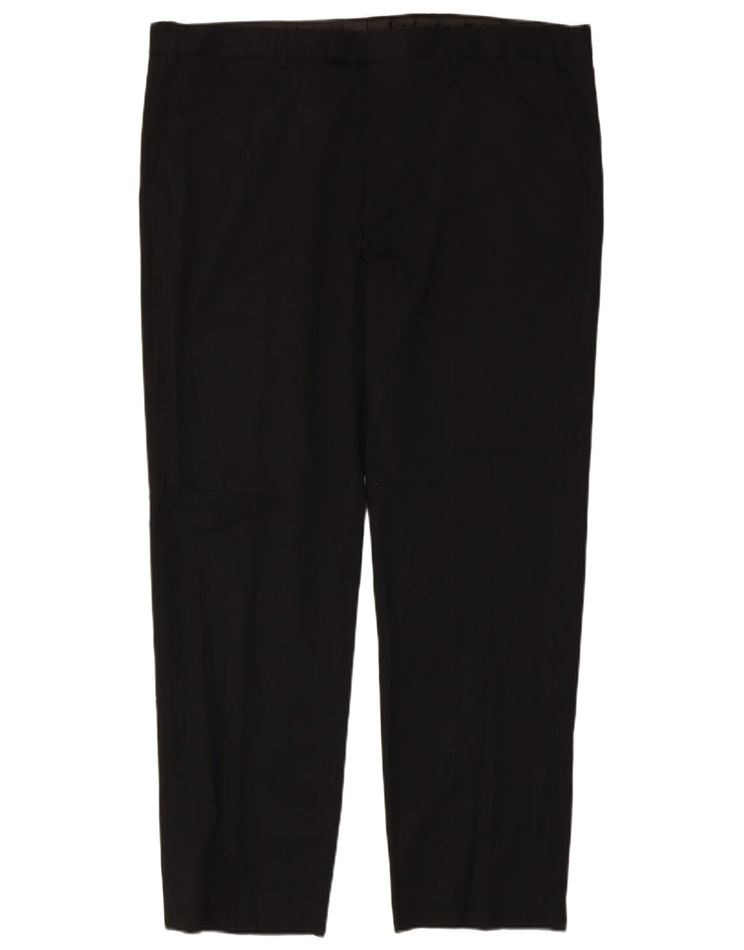 Marks & Spencer Herren-Anzughose, gerade, normal, W42, L33, Schwarz, Polyester