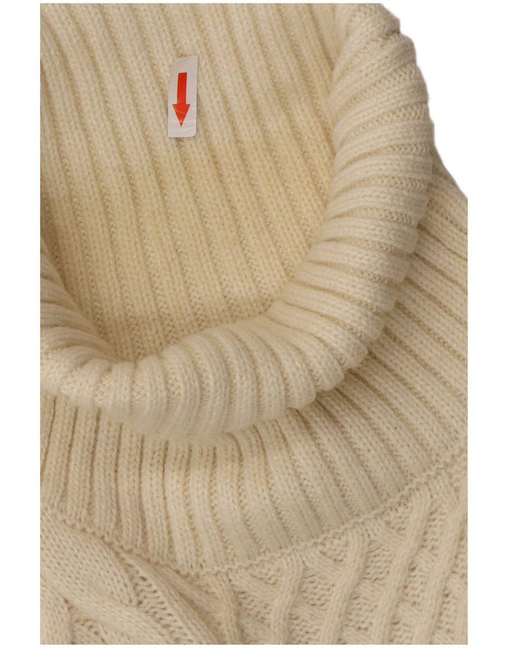 PIOMBO Herren Rollkragenpullover Pullover 2XL Weiß Acryl