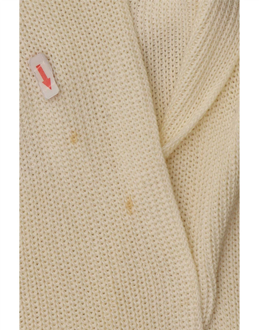 Massimo Dutti Damen Longline Open Cardigan Pullover UK 10 Small Off White