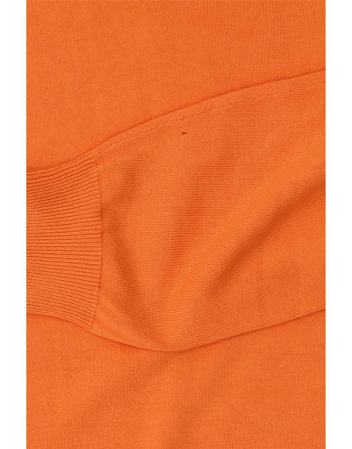 Kappa Herren Rundhalspullover Pullover XL Orange Baumwolle
