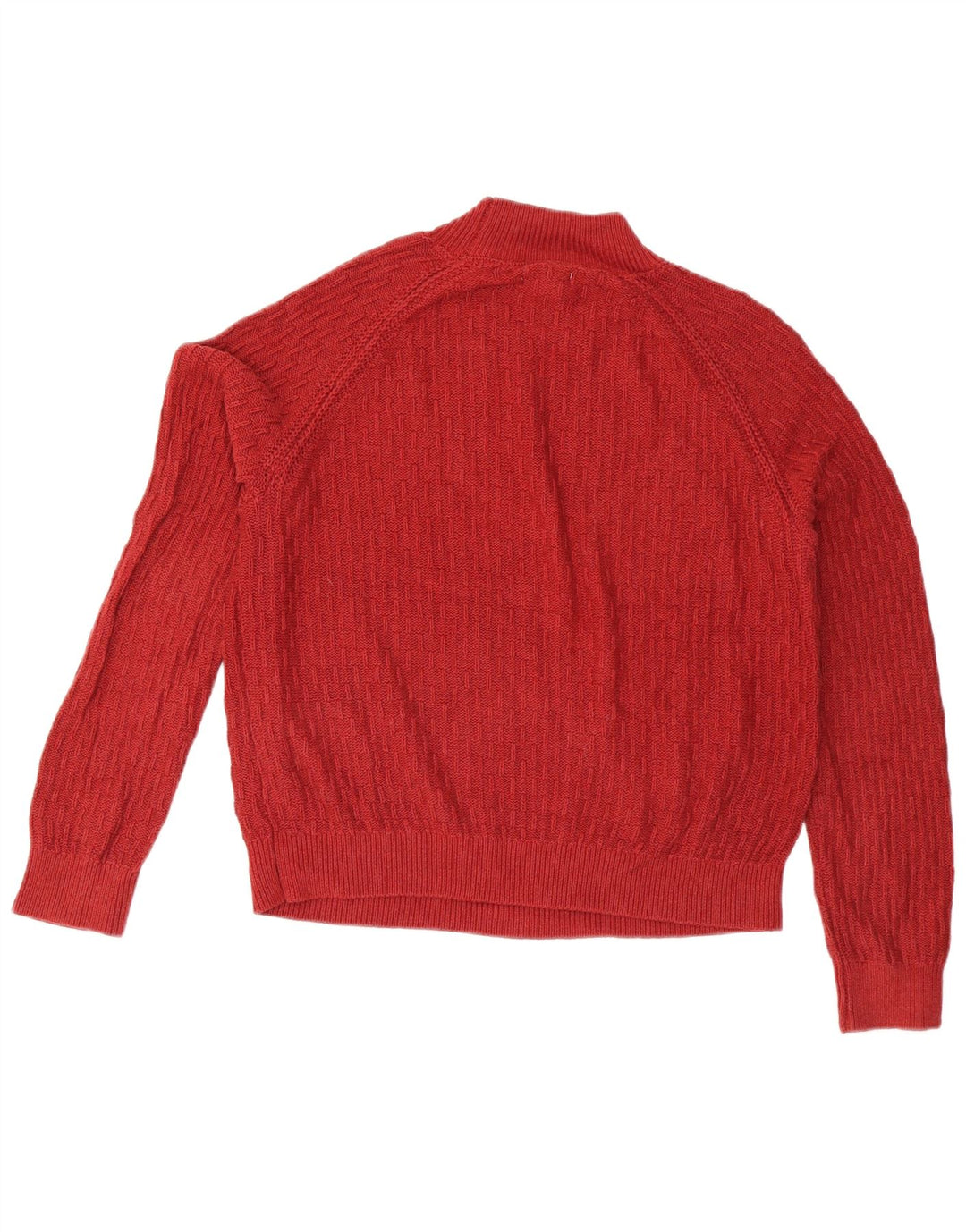 Fat Face Damen-Pullover mit Rollkragen, lockere Passform, Gr. 12, Mittelrot
