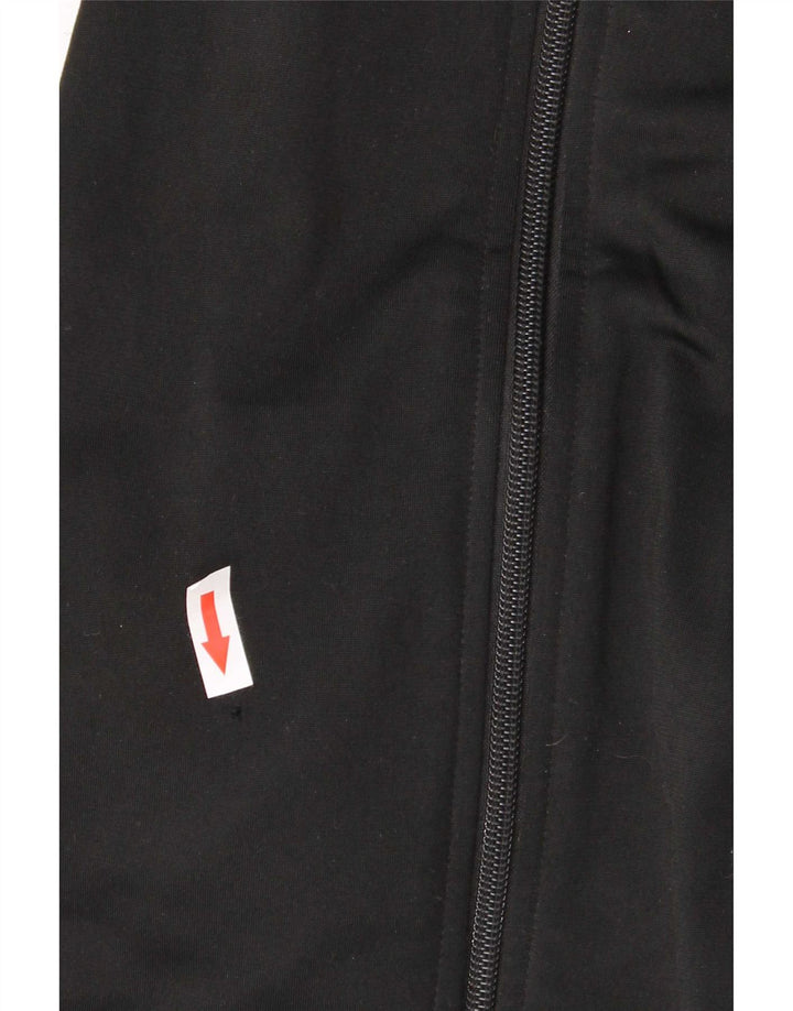 Adidas Jungen Trainingsanzug Top Jacke 12-13 Jahre Schwarzes Polyester