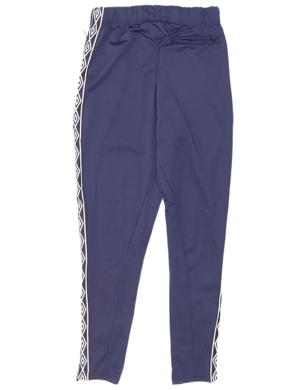 Umbro Herren-Trainingshose mit grafischer Grafik, mittelmarineblaues Polyester