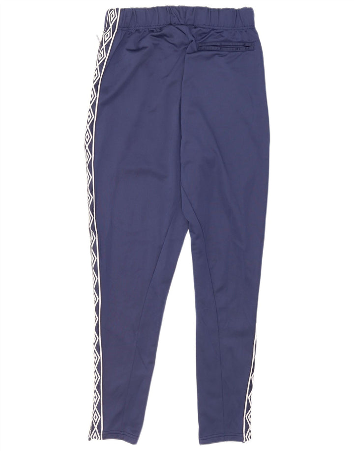 Umbro Herren-Trainingshose mit grafischer Grafik, mittelmarineblaues Polyester