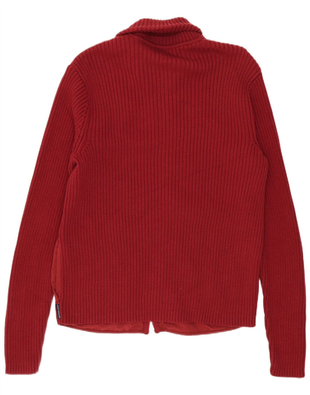 ARMANI EXCHANGE Herren-Strickjacke aus mittelrotem Nylon