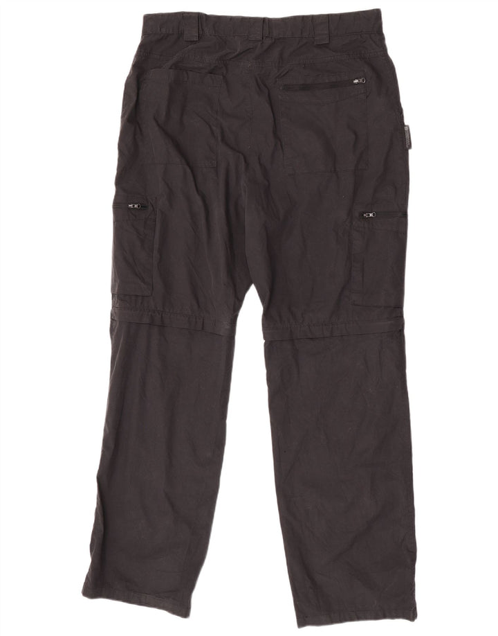 Mountain Warehouse Gerade Herren-Cargohose, W36, L31, Schwarz, Polyester