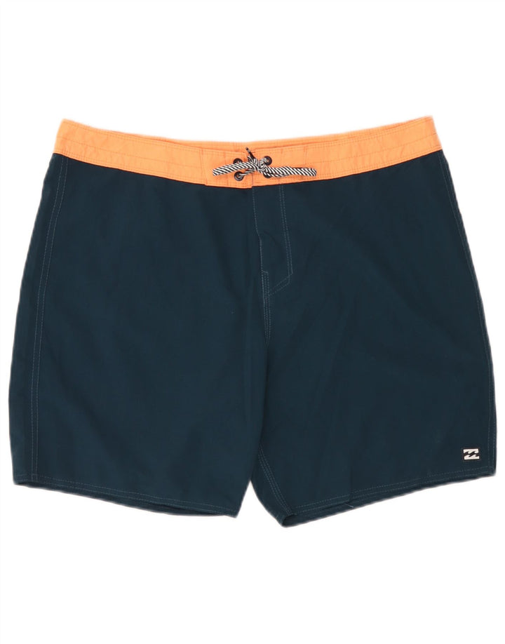 Billabong Herren-Badeshorts, groß, marineblaues Polyester