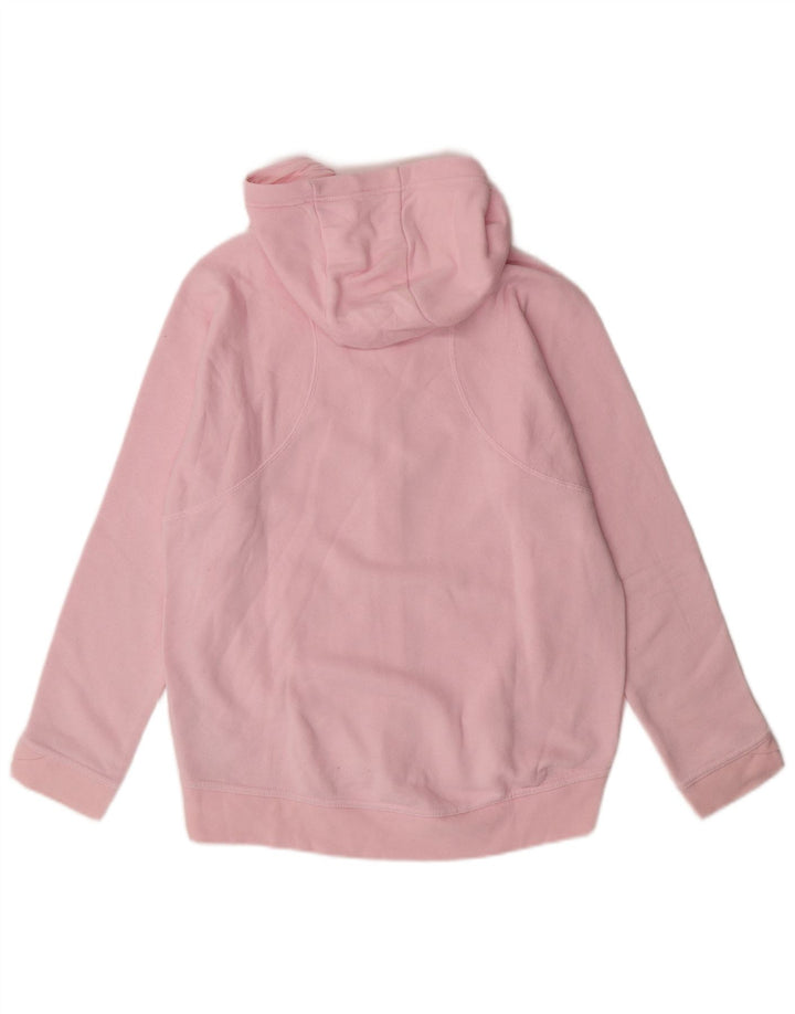 NIKE Mädchen-Kapuzenpullover mit Reißverschluss, 12–13 Jahre, groß, rosa, Baumwolle