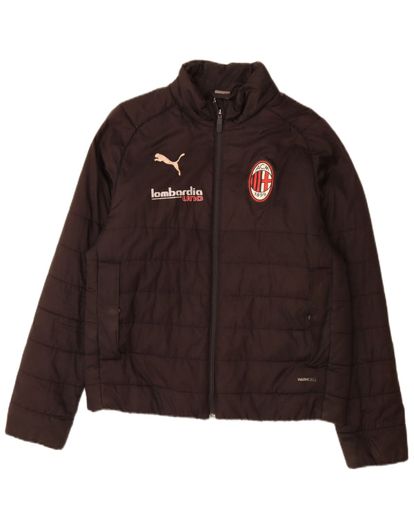 Puma Jungen AC Milan Wattierte Jacke 13–14 Jahre Schwarz