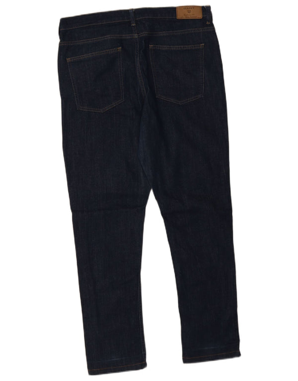 Gant Damen Slim Jeans W32 L28 Marineblau
