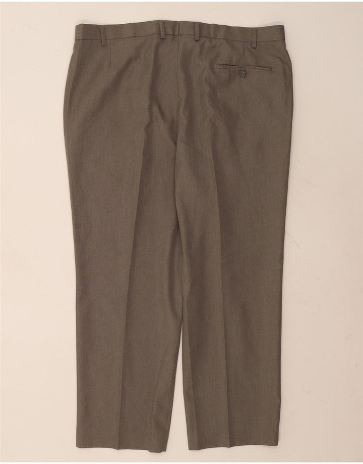 Marks & Spencer Herren-Anzughose mit maßgeschneiderter Passform, W42 L29, Grau