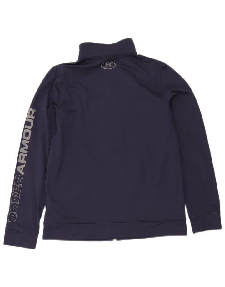 Under Armour Jungen-Trainingsanzug-Top-Jacke, 11–12 Jahre, Größe L, Marineblau