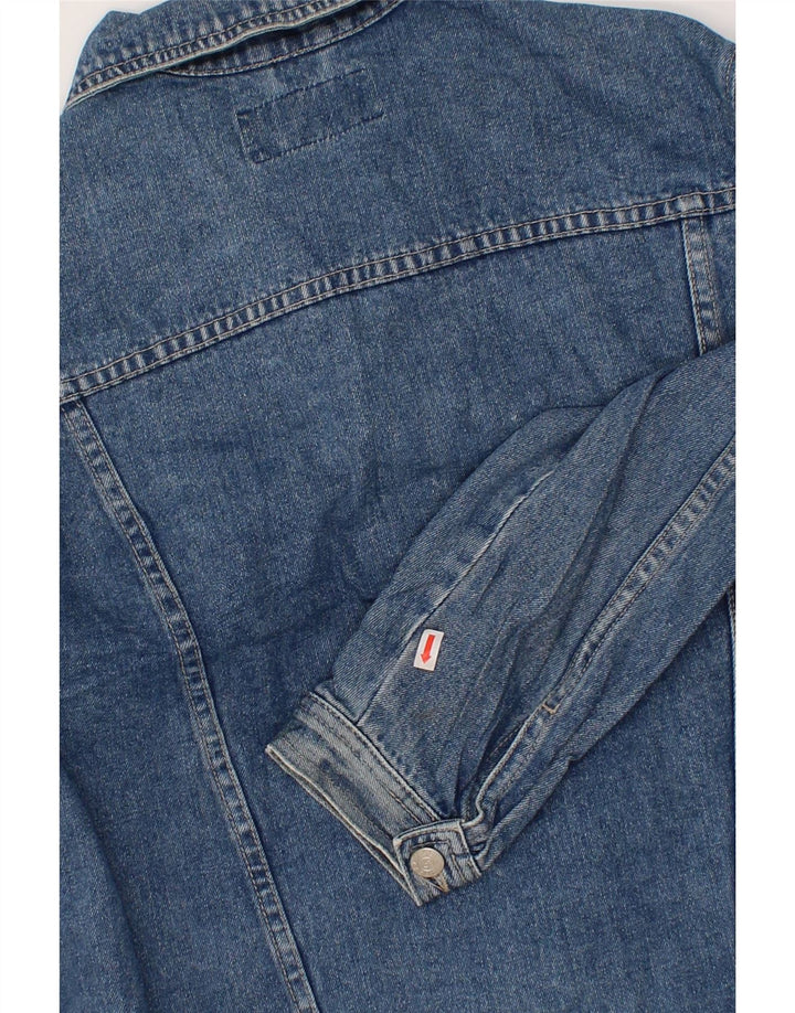 HERE & THERE  Boys Denim Jacket 13-14 Years Blue Cotton Vintage Here & There and Second-Hand Here & There from Messina Hembry 