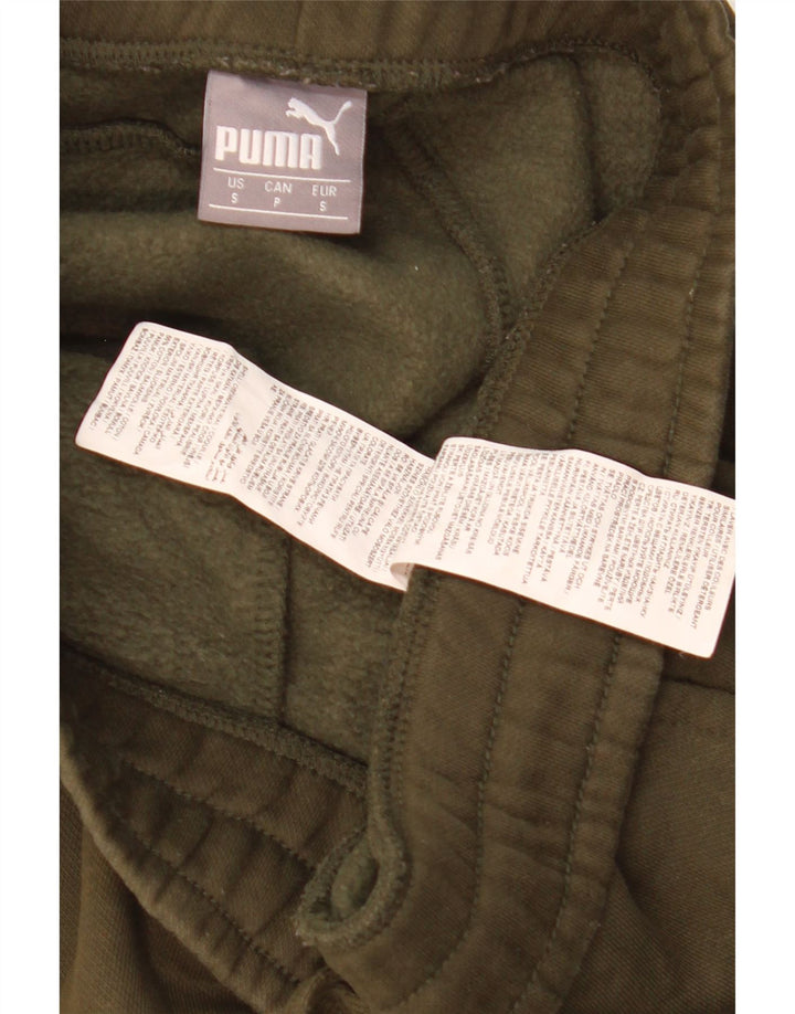 Puma Herren-Trainingshose, Jogginghose, Größe S, Khaki, Baumwolle