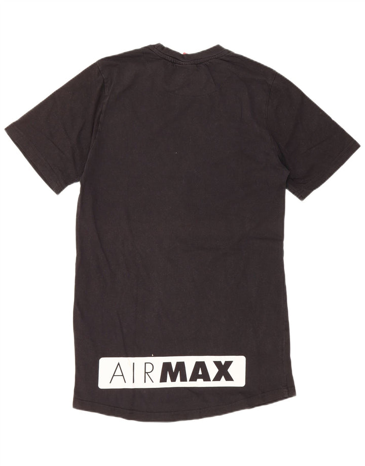 Nike Herren Air Max Graphic T-Shirt Top Small Schwarz Baumwolle