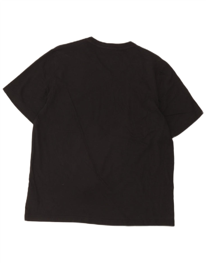 Adidas Herren T-Shirt Top Large Schwarz Baumwolle