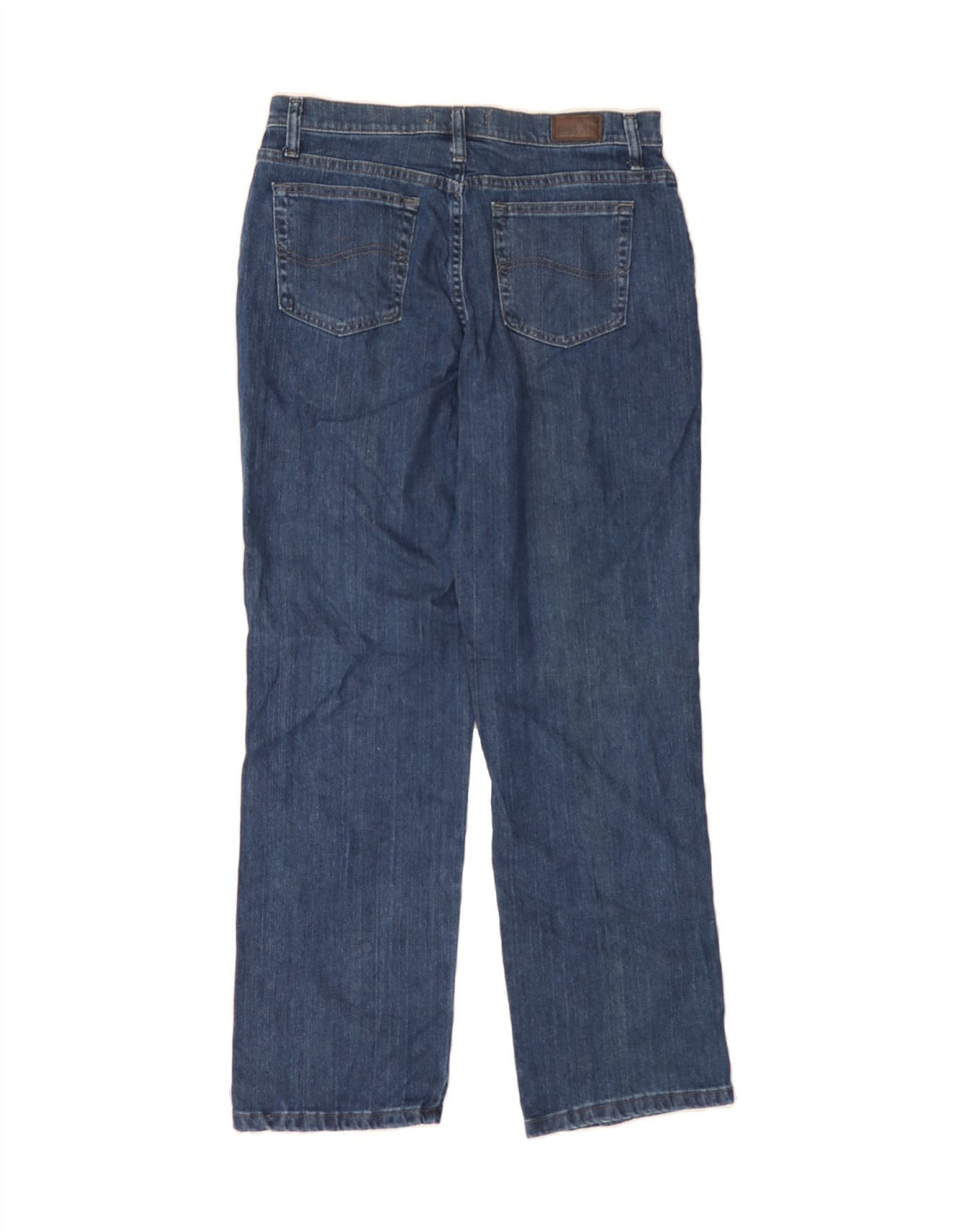 LEE Womens Straight Jeans US 10 Large W32 L31 Navy Blue Cotton Vintage Lee and Second-Hand Lee from Messina Hembry 