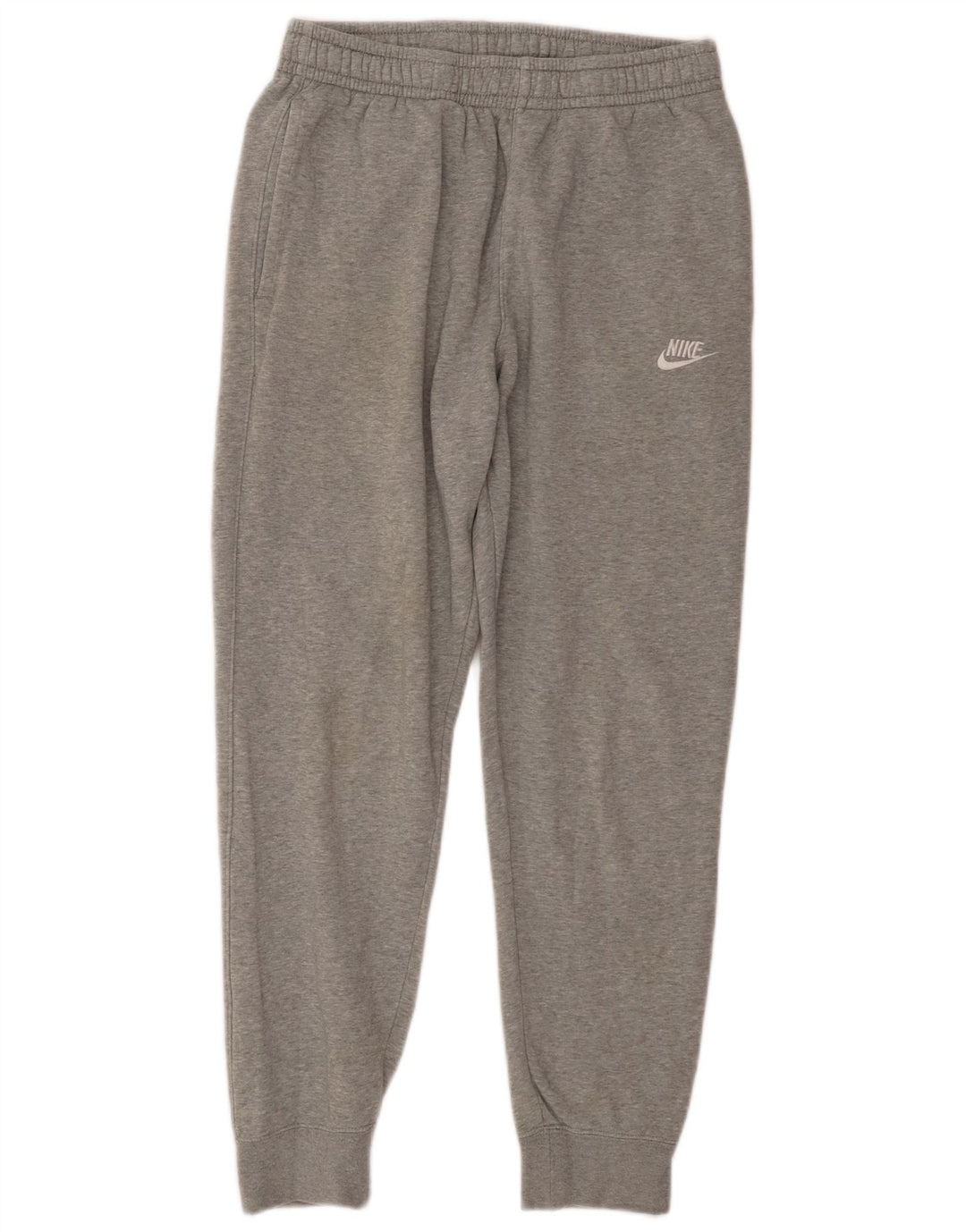 NIKE Herren-Trainingshose, Jogginghose, mittelgraue Baumwolle