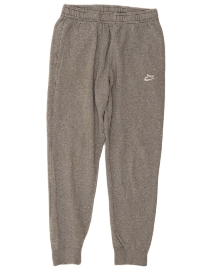 NIKE Herren-Trainingshose, Jogginghose, mittelgraue Baumwolle