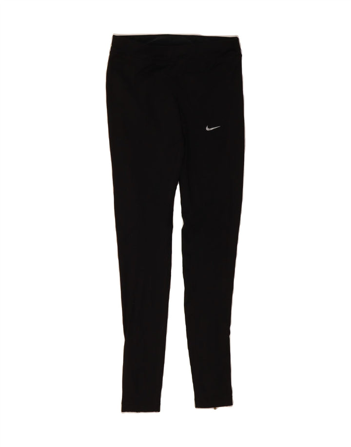 NIKE Womens Dri Fit Leggings UK 6 XS Black Polyester Vintage Nike and Second-Hand Nike from Messina Hembry 