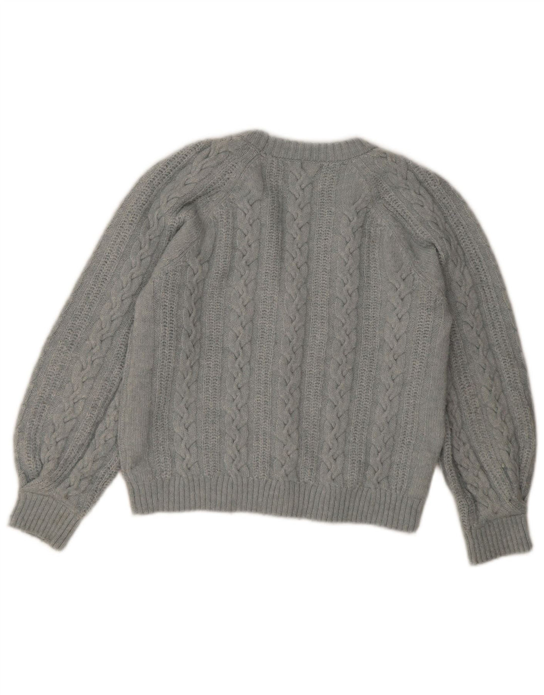 Zara Mädchen-Cardigan-Pullover, 11–12 Jahre, blaues Polyester