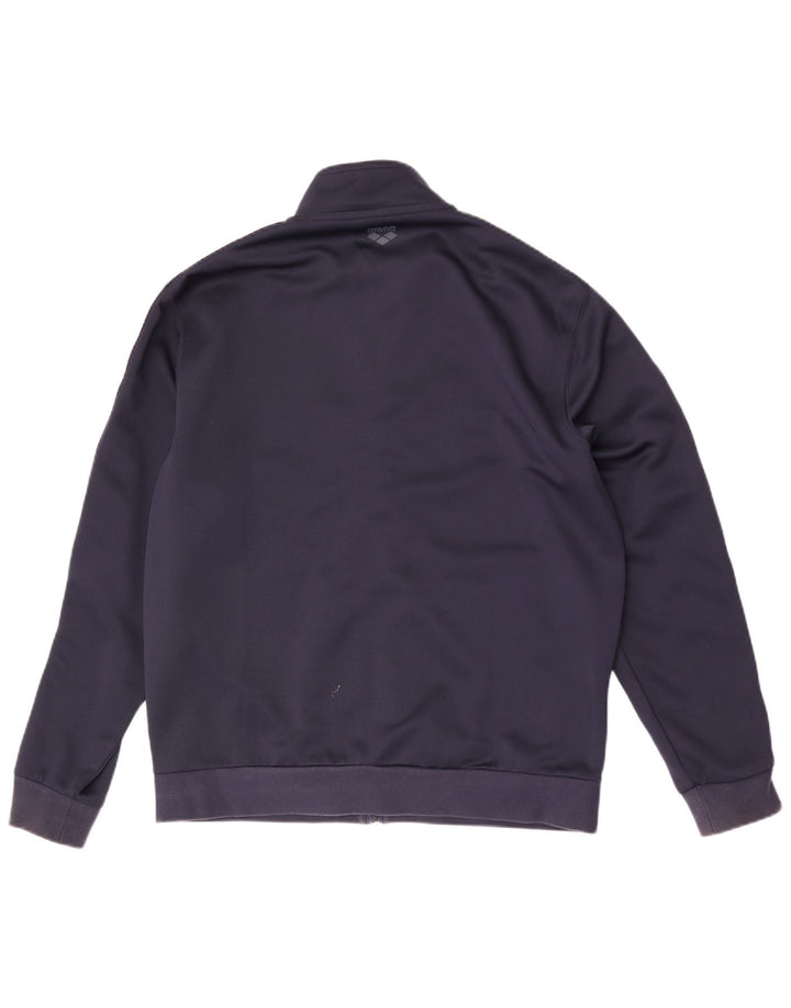 Arena Herren-Trainingsanzug-Oberteil, Jacke, XL, Marineblau, Polyester