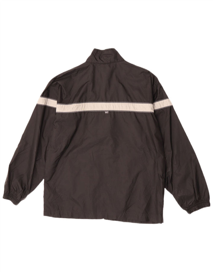 Nike Regenjacke für Jungen, 14–15 Jahre, groß, schwarzes Colourblock-Polyester