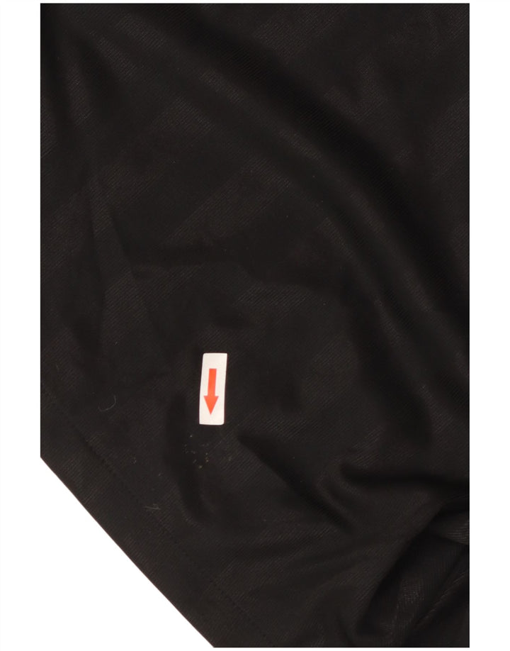 Nike Herren-Sportshorts, mittelgroß, schwarz gestreift, Polyester