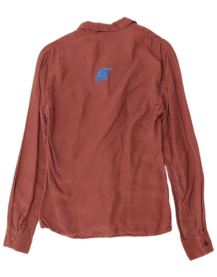Trussardi Damen Hemd IT 42 Mittelbraun