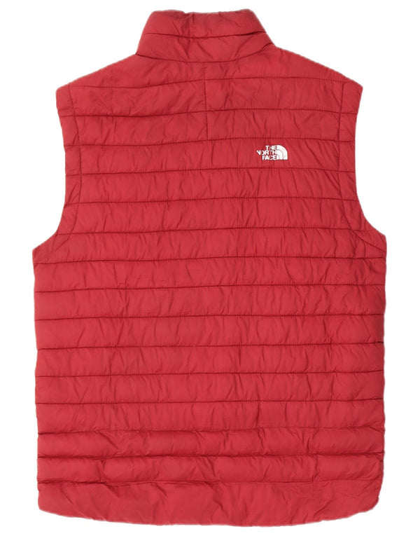The North Face Herren Wattierte Weste UK 38 Medium Maroon Polyester