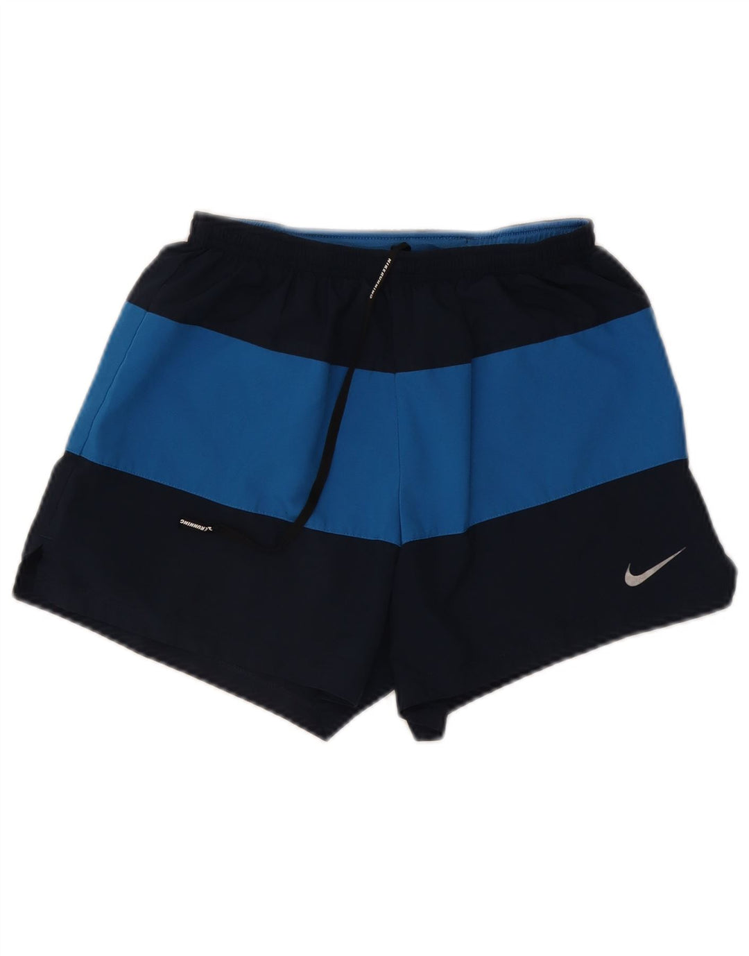 Nike Herren-Dri-Fit-Sportshorts, Mittelgroßes Marineblau-Farbblock-Polyester