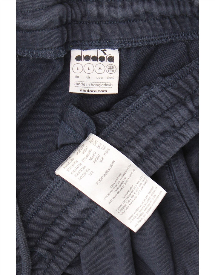 DIADORA Herren-Trainingshose, Jogginghose, groß, marineblau, Baumwolle