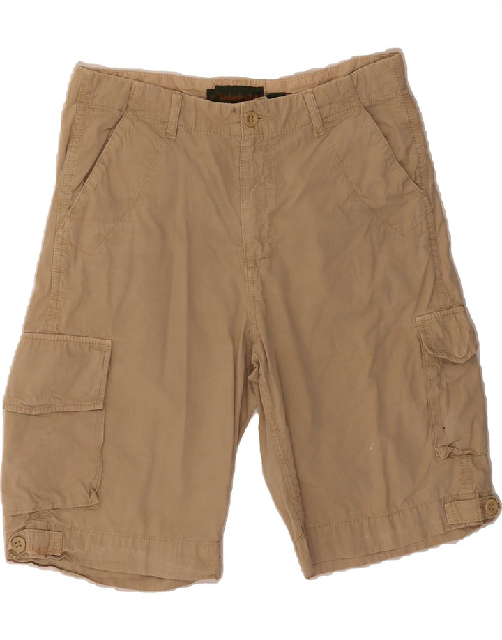 TIMBERLAND Mens Cargo Shorts W31 Medium Beige Cotton Vintage Timberland and Second-Hand Timberland from Messina Hembry 