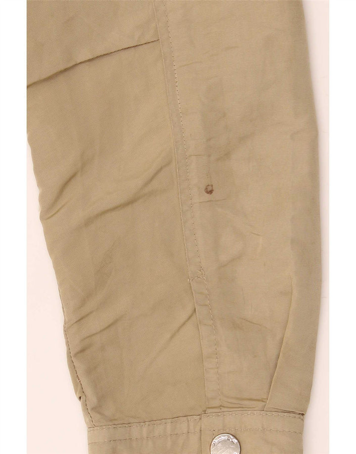Massimo Dutti Damen Parka mit Kapuze, übergroß, Gr. 6, XS, Khaki