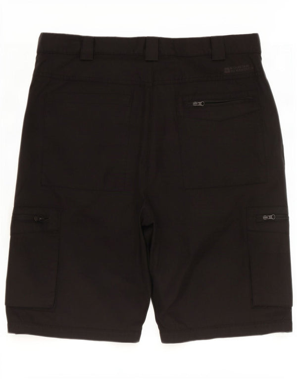 Mountain Warehouse Herren-Cargoshorts W34 Large Schwarz Polyester