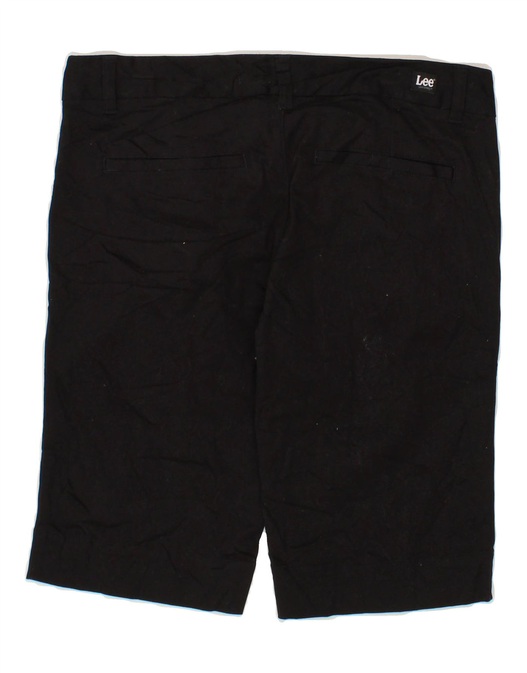 LEE Womens Chino Shorts US 11 Large W32 Black Cotton Vintage Lee and Second-Hand Lee from Messina Hembry 