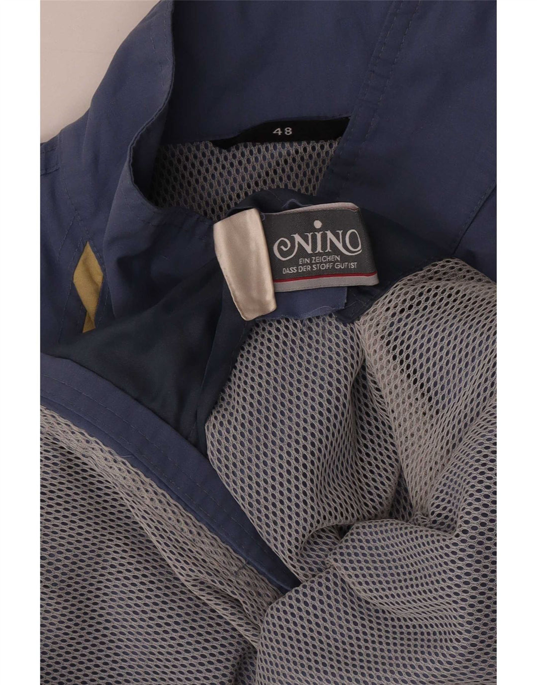 NINO Herren Regenjacke IT 48 Mittelblaues Polyester