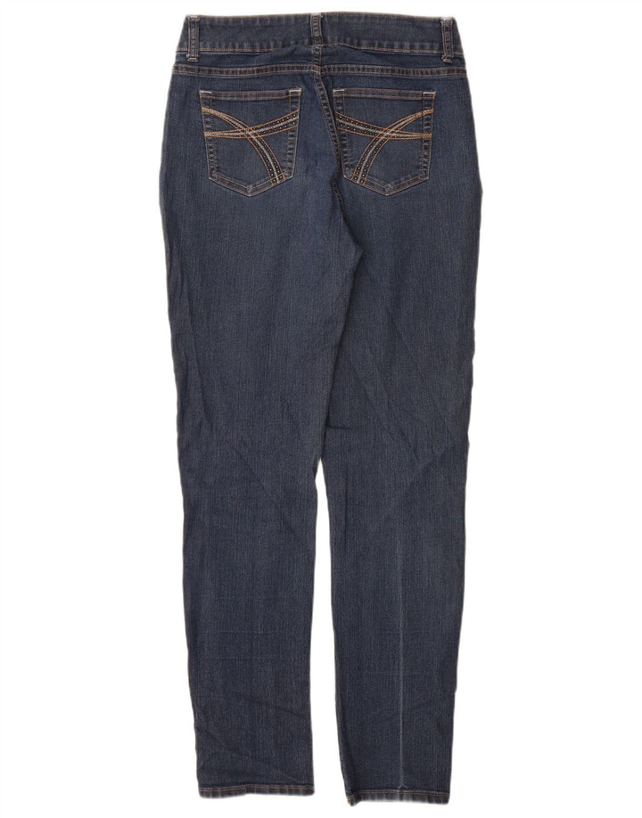 LEE Damen Riders Mid Rise Skinny Jeans US 6 Medium W26 L30 Blaue Baumwolle