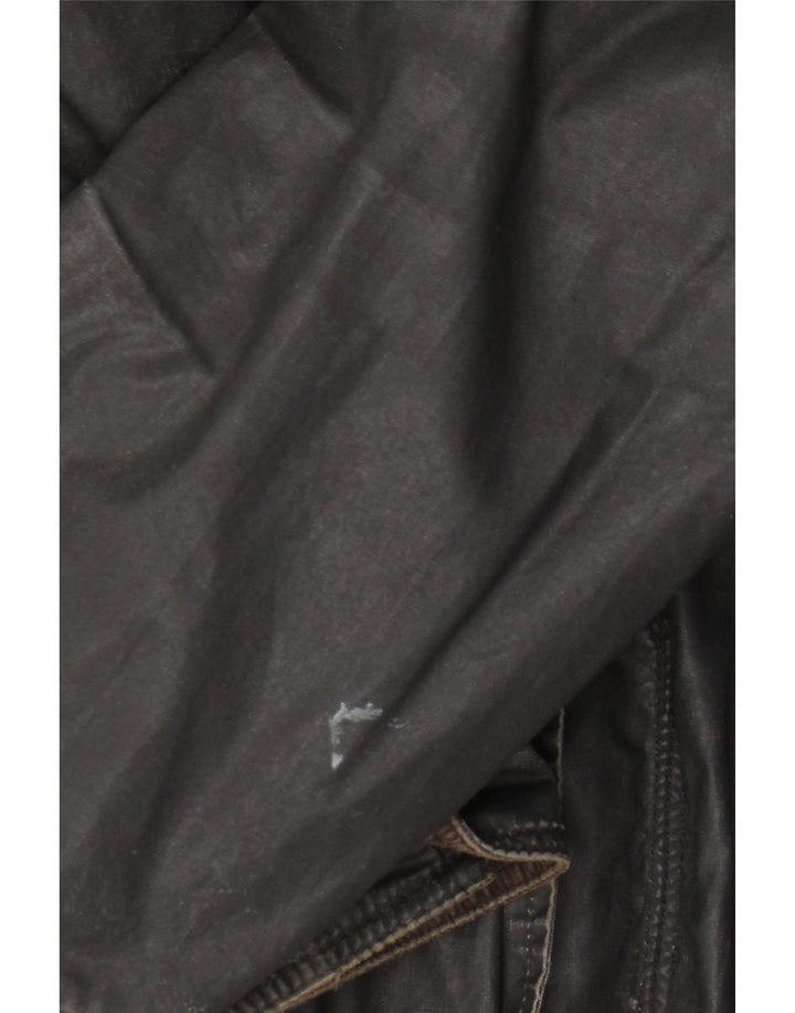 Levi's Herren-Militärjacke UK 40 Large aus schwarzer Baumwolle