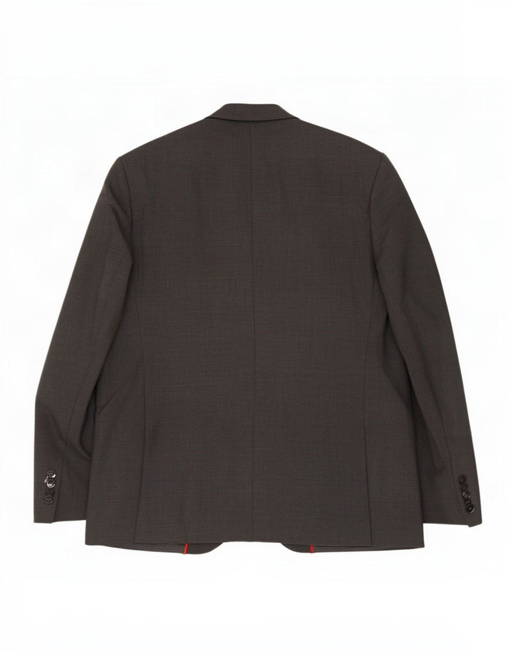 Marks & Spencer Herren-Blazer mit 2 Knöpfen, UK 46, XL, Schwarz, Polyester