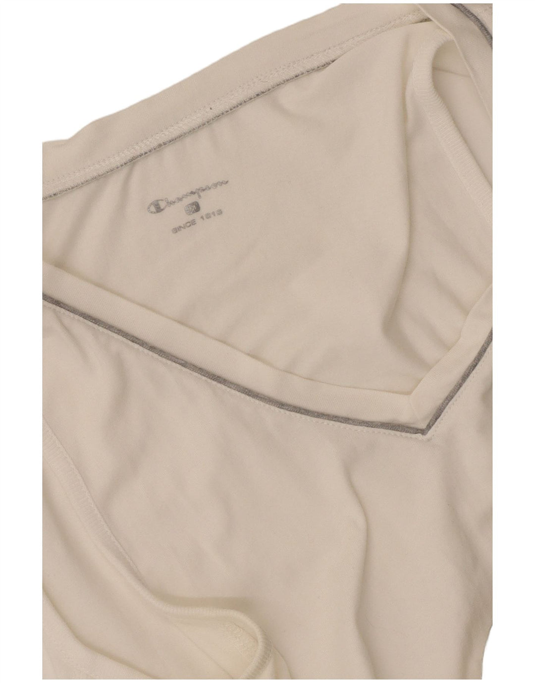 Champion Damen-Trägershirt UK 12 Mittelweiß Farbblock