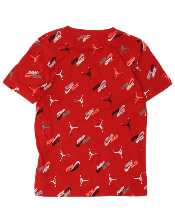 Jordan T-Shirt mit Grafik für Jungen, 12–13 Jahre, Größe L, aus roter Baumwolle
