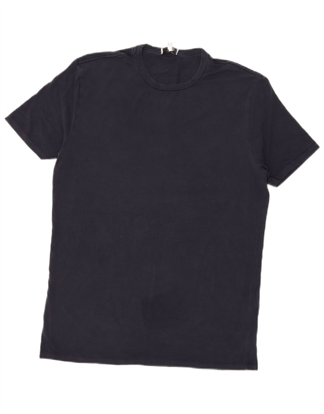 Reiss Herren T-Shirt Top Large Marineblau Lyocell