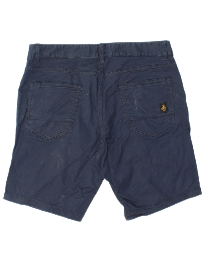 REFRIGIWEAR Herren-Freizeitshorts W32, mittelmarineblaue Baumwolle