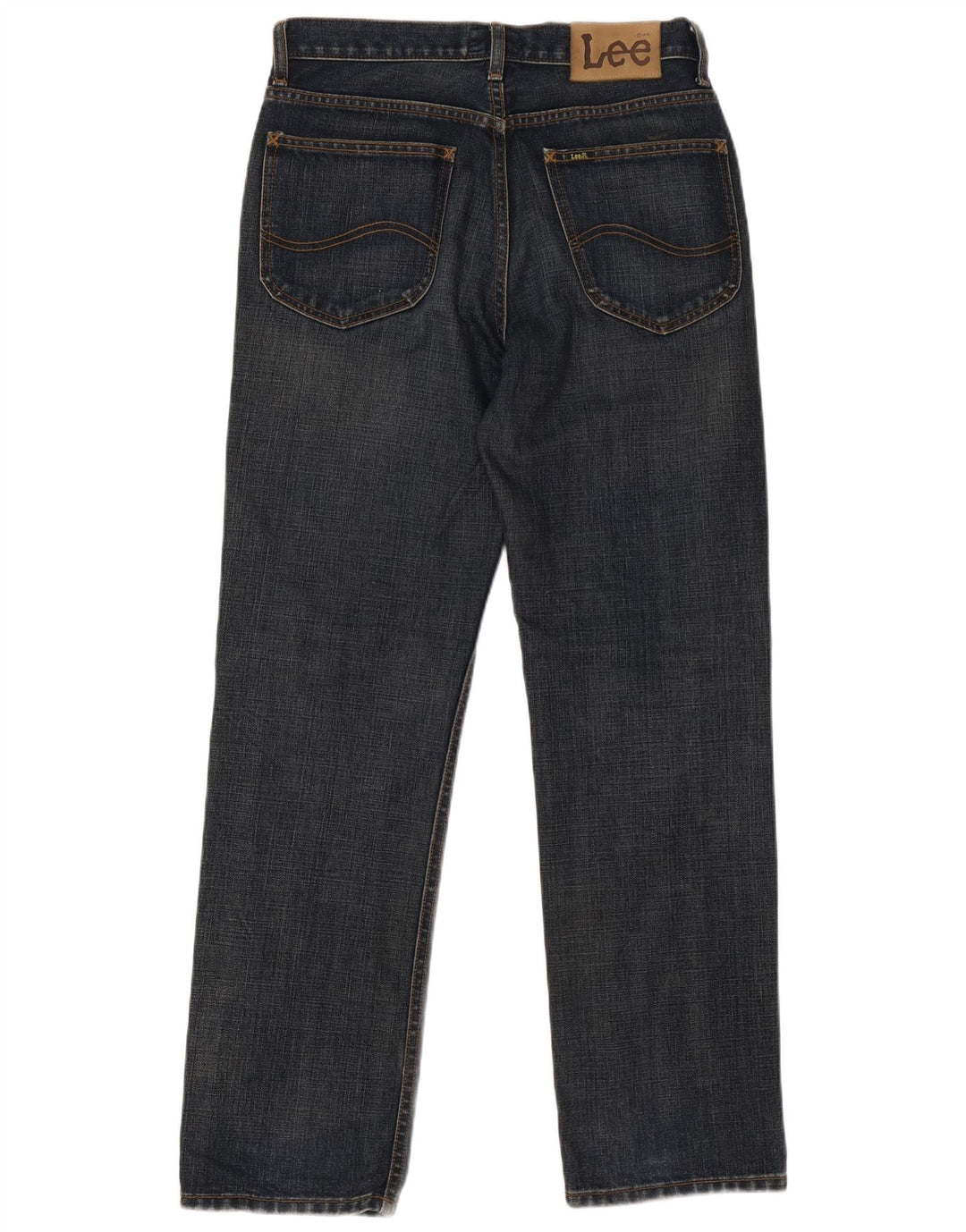 Lee Herren Straight Jeans W30 L31 Marineblaue Baumwolle