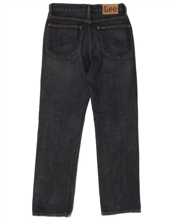 Lee Herren Straight Jeans W30 L31 Marineblaue Baumwolle