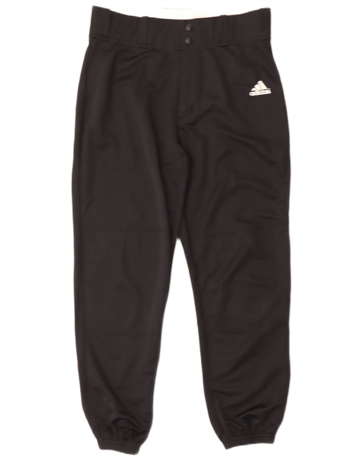 Adidas Damen Climalite Trainingshose Jogger UK 14 Medium Schwarz