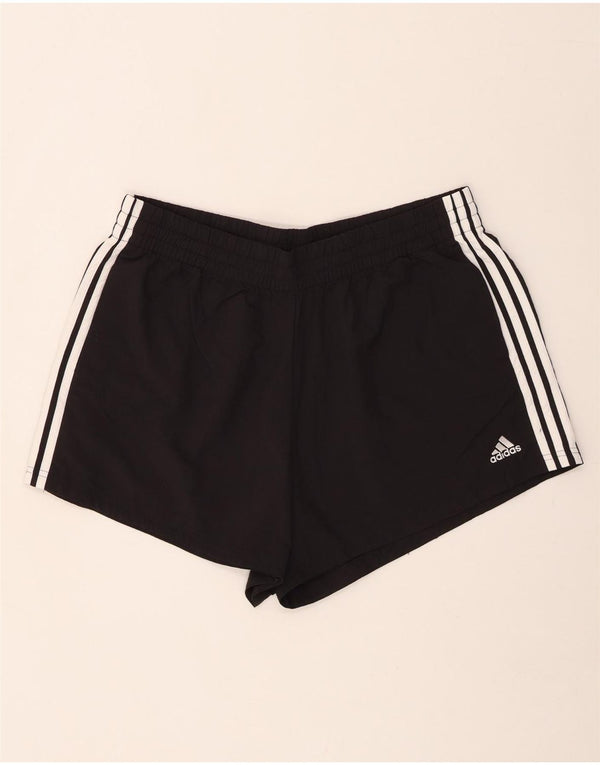 ADIDAS Damen Sportshorts UK 20/22 XL Schwarz Polyamid